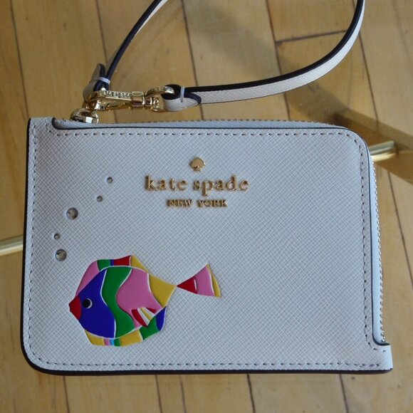 Kate Spade KG671 What A Catch Small Card Holder Wristlet - Picture 2 of 9
